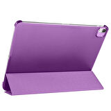 Apple iPad Air 11inç M2/M3 2025-2024 Kılıf Flip Cover Kalem Bölmeli PC Case