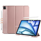 Apple iPad Pro 11 1./2. Nesil Kılıf Flip Cover Kalem Bölmeli PC Case 2018-2020