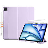 Apple iPad Pro 11 3./4. Nesil M2 Kılıf Flip Cover Kalem Bölmeli PC Case 2020-2022