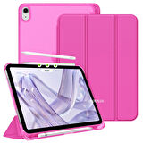 Apple iPad Air 13inç M2 Kılıf Flip Cover Kalem Bölmeli PC Case A2898 A2899 A2900