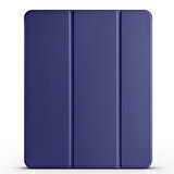Apple iPad Air 13inç M2 Kılıf Flip Cover Kalem Bölmeli PC Case A2898 A2899 A2900