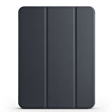 Apple iPad Pro 13inç M4 2024 Kılıf Flip Cover Kalem Bölmeli PC Case A2925 A2926 A3007