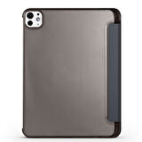 Apple iPad Pro 13inç M4 2024 Kılıf Flip Cover Kalem Bölmeli PC Case A2925 A2926 A3007