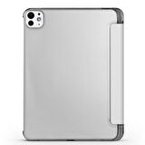 Apple iPad Pro 12.9 3./4./5./6. Nesil M2 Kılıf Flip Cover Kalem Bölmeli PC Case 2018-2023