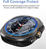 Samsung Galaxy Watch 7 Ultra 47mm Kolay Uygulama Aparatlı Cam Ekran Koruyucu