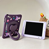 Samsung Galaxy Tab A9 Plus X210 X213 X215 X217 Kılıf Cute Dolls Standlı Eğlenceli 3D Karekterli Çocuk Kılıfı