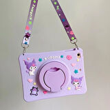 Samsung Galaxy Tab A9 8.7inç X110 X113 X115 X117 Kılıf Cute Dolls Standlı Eğlenceli 3D Karekterli Çocuk Kılıfı