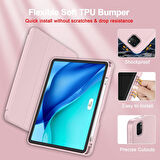 Apple iPad Pro 13inç M4 2024 Kılıf Pen Charge Kalem Bölmeli A2925 A2926 A3007