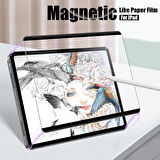 Apple iPad Pro 11inç M4 2024 Çok Kullanımlı Magnetik Paper Like Ekran Koruyucu A2836 A2837 A3006
