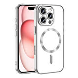 Apple iPhone 16 Pro Max Kılıf Magsafe Kamera Lensli Korumalı Şeffaf Silikon Kapak