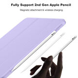 Apple iPad 11.Nesil A16 11inç/10.Nesil 10.9inç Kılıf Flip Cover Kalem Bölmeli PC Case
