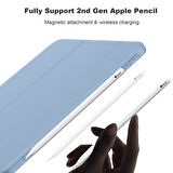 Apple iPad 11.Nesil A16 11inç/10.Nesil 10.9inç Kılıf Flip Cover Kalem Bölmeli PC Case
