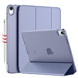 Apple iPad 11.Nesil A16 11inç/10.Nesil 10.9inç Kılıf Flip Cover Kalem Bölmeli PC Case