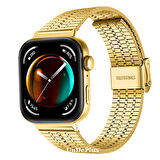 MobaxAksesuar Huawei Watch Fit 4/Fit 4 Pro/Fit 3 Kordon Pul Dizayn Metal Kordon Balık Sırtı