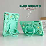 Honor Pad X9 / X8 Pro 11.5 inç Kılıf Cute Dolls Standlı Eğlenceli 3D Karekterli Çocuk Kılıfı (Düz X8 Değildir)