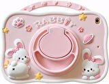 Apple iPad Air 11inç M2/M3 2025-2024 Kılıf Cute Dolls Standlı Eğlenceli 3D Karekterli Çocuk Kılıfı