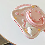Apple iPad Air 11inç M2/M3 2025-2024 Kılıf Cute Dolls Standlı Eğlenceli 3D Karekterli Çocuk Kılıfı
