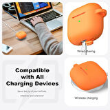 Apple Airpods 4. Nesil Uyumlu Kılıf Standart Yumuşak Silikon Kılıf