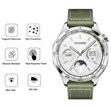 Huawei Watch GT 5 Pro 46mm Kolay Uygulama Aparatlı Cam Ekran Koruyucu 01 (41/42MM DEĞİL)