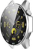 Huawei Watch GT 5 Pro 46mm Sert PC Kasa ve Ekran Koruyucu Sport Watch (42/41mm Değildir)