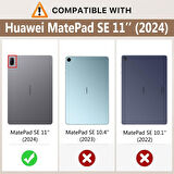 Huawei Matepad SE 11inç 2024 Kılıf NEW PU Deri Smart Standlı Case (10.4inç değildir)