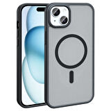 Apple iPhone 14 Kılıf Mat Yüzey Magsafe Şarj Özellikli Sio Kapak