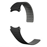 Samsung Galaxy Watch 4 5 6 7 FE 40 40 44 Classic 42 43 46 47 mm Kordon Şerit Çizgi İnce Dizayn Magnetik Strap 111