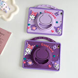 Apple iPad 5. Nesil 9.7" 2017 Kılıf Cute Dolls Standlı Eğlenceli 3D Karekterli Çocuk Kılıfı A1822 A1823