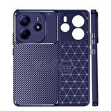 Xiaomi Redmi Note 14 4G Kılıf Karbon Silikon Case Kapak