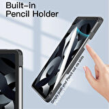 Apple iPad Air 4/5. Nesil 10.9 Kılıf Grafiti Şeffaf Kalem Bölmeli (10.Nesil Değildir)