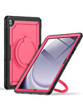 Samsung Galaxy Tab A9 Plus X210 X216 X218 Kılıf Handle Ring Yüzüklü Amour Tank Case Fuji