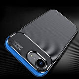 Apple iPhone 16E Kılıf Karbon Silikon Case Kapak