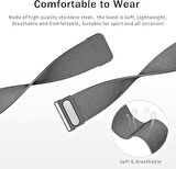 Huawei Watch GT 5 Pro 42mm/ GT 5 41mm/GT 4 41mm (18mm uyumlu) Kordon Çift Mıknatıslı Milano Loop Metal Kordon