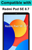 MobaxAksesuar Xiaomi Redmi Pad SE 8.7inç Tablet Temperli Cam Ekran Koruyucu