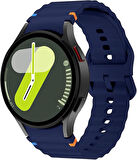 Huawei Watch GT GT2 GT3 GT4 42mm/Honor Magic 2 20mm Kordon Dekoratif Örgü Çizgili Spor Silikon Kayış