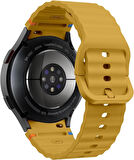 Huawei Watch GT GT2 GT3 GT4 42mm/Honor Magic 2 20mm Kordon Dekoratif Örgü Çizgili Spor Silikon Kayış