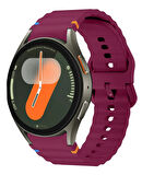 Movetime MT42X MT46X MT43A Amazfit GTS Bip 20mm Kordon Dekoratif Örgü Çizgili Spor Silikon Kayış