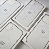 Apple iPhone 16E Kılıf Şeffaf Lansman Magsafe Wireless Şarj Özellikli Orjin Kapak
