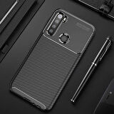 Xiaomi Redmi Note 8 Kılıf Karbon Silikon Case