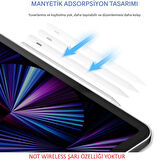 iPad 11/10.Nesil A16 9/8/7 10.2 Air/Pro 4/5/6 11/13inç Uyumlu Avuç Içi Reddi Dokunmatik Çizim Kalemi PEN16