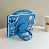 Samsung Galaxy Tab A9 8.7inç X110 X113 X115 X117 Kılıf Cute Dolls Standlı Eğlenceli 3D Karekterli Çocuk Kılıfı