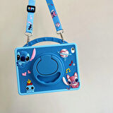 Samsung Galaxy Tab A9 8.7inç X110 X113 X115 X117 Kılıf Cute Dolls Standlı Eğlenceli 3D Karekterli Çocuk Kılıfı
