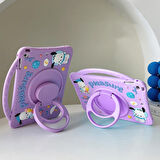 Samsung Galaxy Tab S6 Lite 2024 P620 P610 Kılıf Cute Dolls Standlı Eğlenceli 3D Karekterli Çocuk Kılıfı 13-15-17