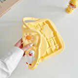 Samsung Galaxy Tab A9 Plus X210 X213 X215 X217 Kılıf Cute Dolls Standlı Eğlenceli 3D Karekterli Çocuk Kılıfı