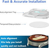 Samsung Galaxy Watch 8 40mm Kolay Uygulama Aparatlı Cam Ekran Koruyucu