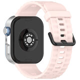 Huawei Watch Fit 4/Fit 4 Pro/Fit 3 Kordon Silikon Dalga Desen Şerit Kordon 23 (Fit/Fit2 Uyumlu Değildir)