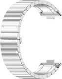 Huawei Watch Fit 4/Fit 4 Pro/Fit 3 Kordon Baklalı Metal Kordon