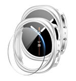 Samsung Galaxy Watch 8 44mm Sert PC Kasa ve Ekran Koruyucu 14