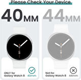 Samsung Galaxy Watch 8 40mm Sert PC Kasa ve Ekran Koruyucu 14