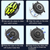 Samsung Galaxy Watch 8 40mm Sert PC Kasa ve Ekran Koruyucu 14